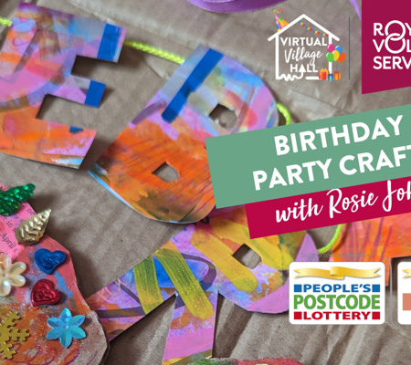 handmade multicoloured birthday bunting made by Rosie Johnson