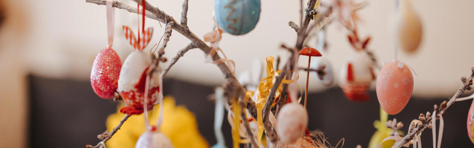 a decorative Easter tree
