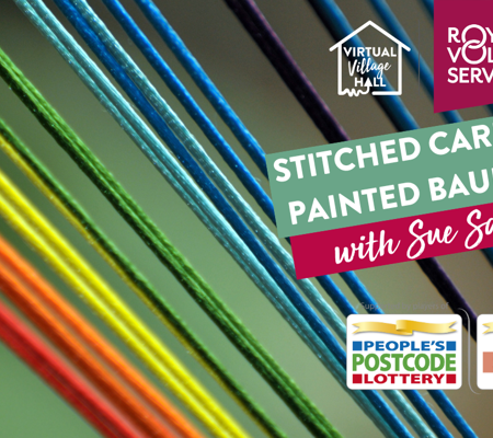 a close up of multicoloured string