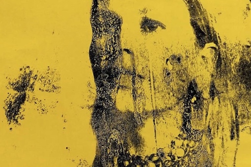 a close up of lithography printing by Rachel Moore