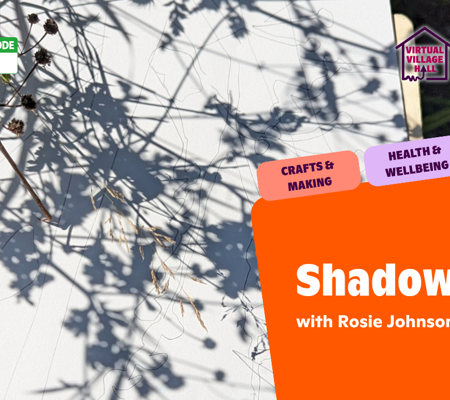 Text reads, "Shadow Art with Rosie Johnson" over the main image at the top of this page.