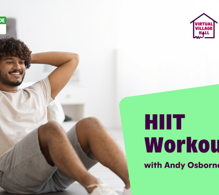 Text reads, "HIIT Workout with Andy Osborne" over the main image at the top of this page.