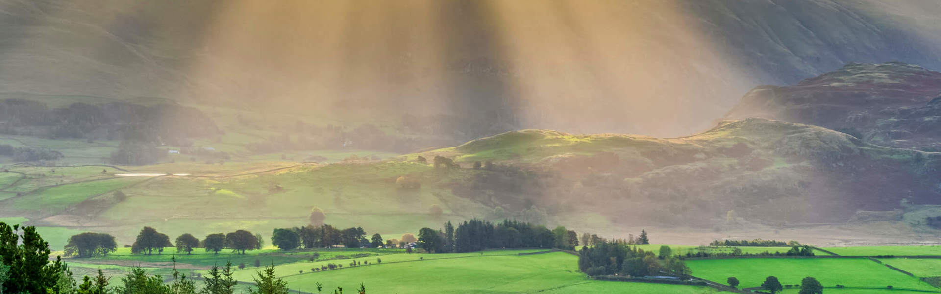 The Lake District region of the United Kingdom
