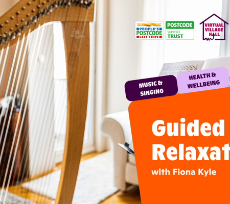DAW 25 DF Guided Harp Relaxation Fiona Kyle Streamyard Thumbnail