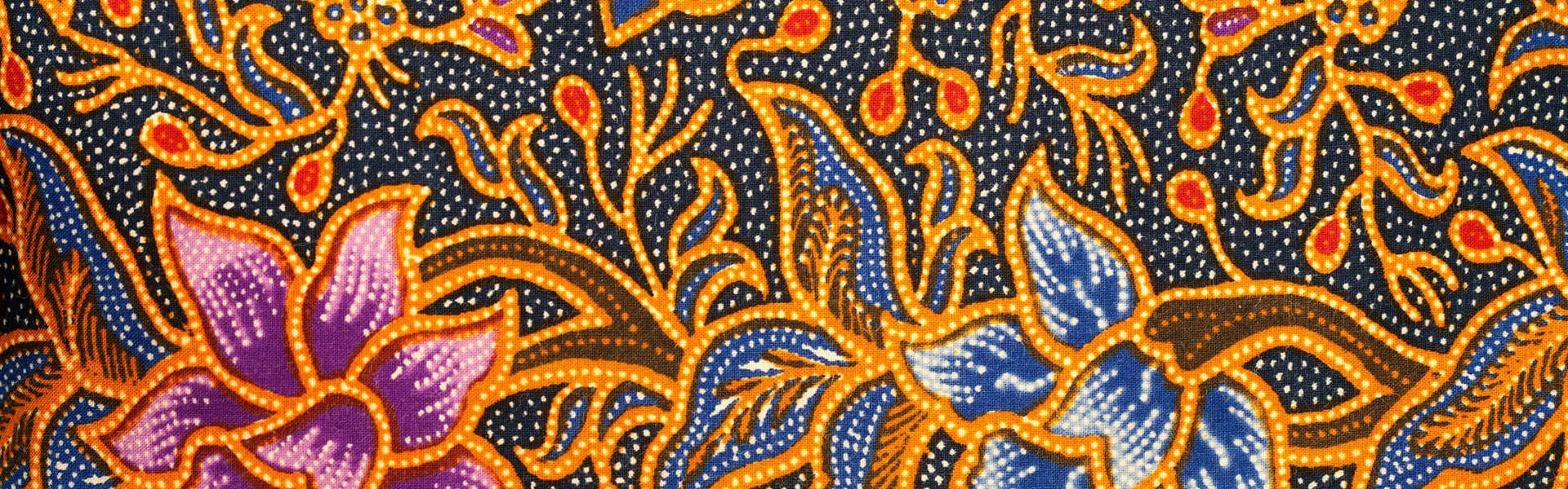 A close up of Batik printing 