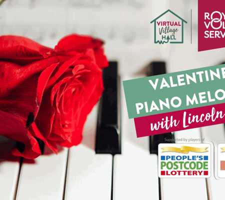 a rose lying on piano keys