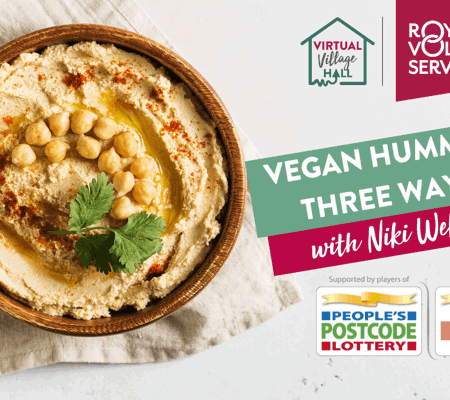 homemade humus in a bowl with olive oil and paprika