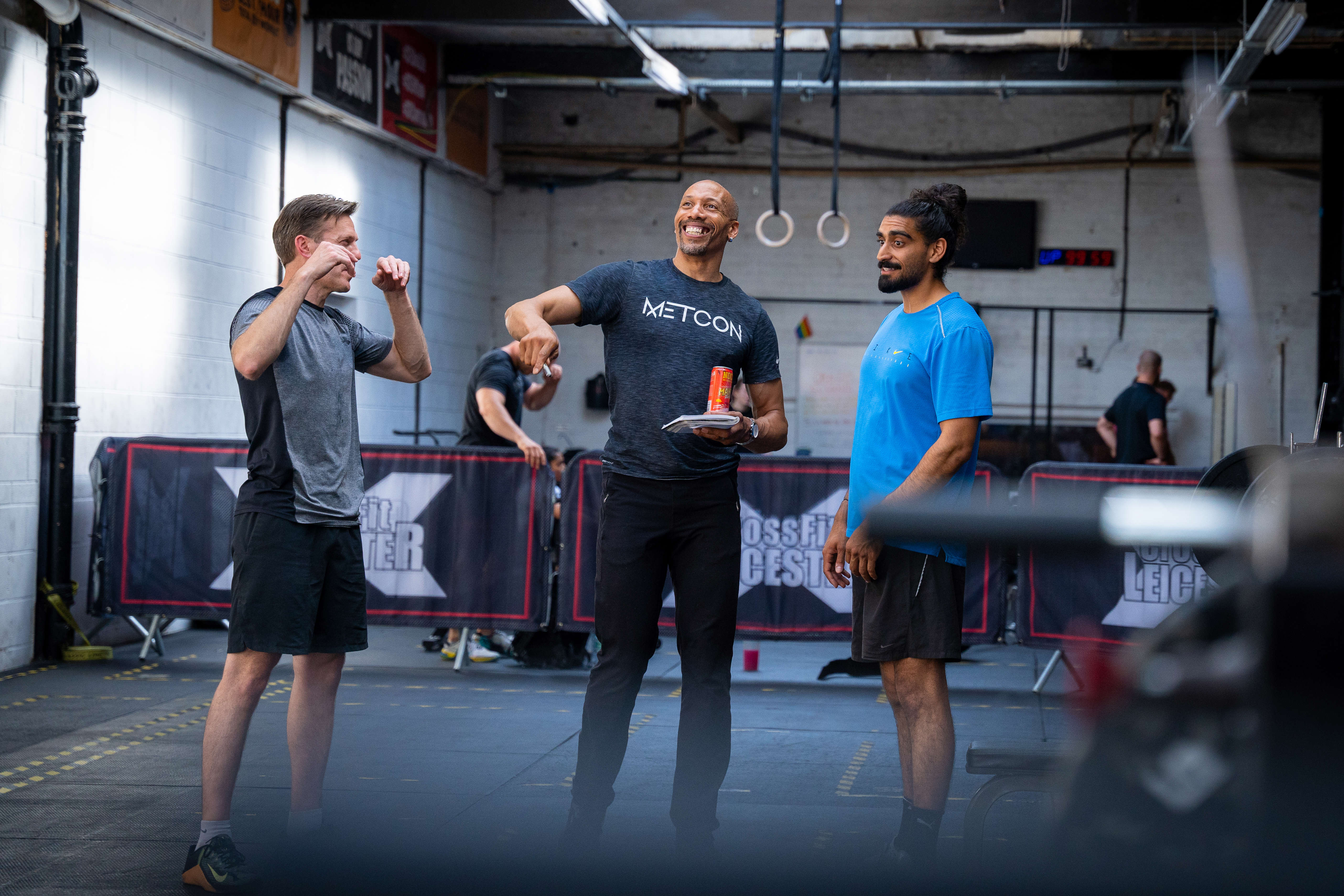 Personal trainer, Andy Osborne, at CrossFit Leicester 