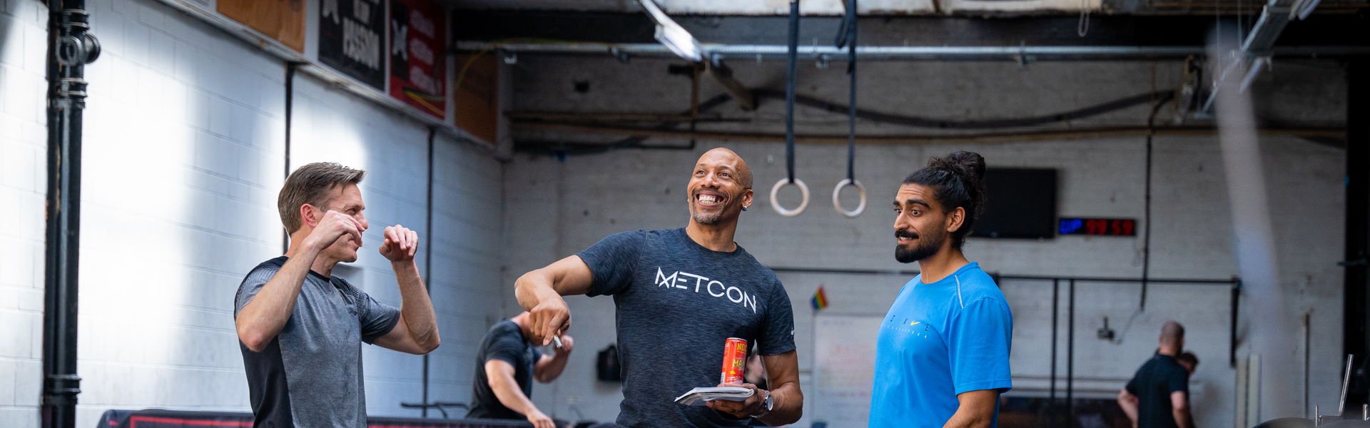 Personal trainer, Andy Osborne, at CrossFit Leicester