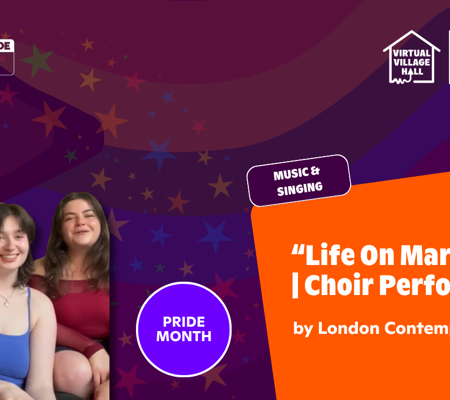 Text reads, "“Life On Mars?” - Choir Performance By London Contemporary Voices" over the main image at the top of this page.