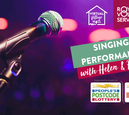 a close up of a microphone with purple lights in the back ground