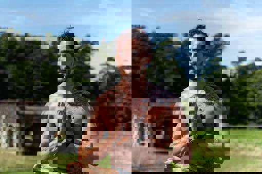 Meditation leader Max Walsh