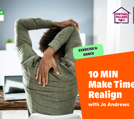 Text reads, "Mindspace Week - 10 MIN Make Time To Realign with Jo Andrews" over the main image at the top of this page.