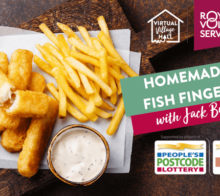 homemade fish fingers with tartar sauce and chips