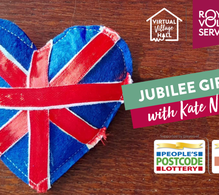 a handmade union jack Jubilee themed gift by Kate Nisbet