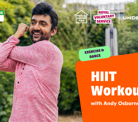 Text reads, "National Fitness Day 25 - HIIT Workout with Andy Osborne" over the main image at the top of this page.