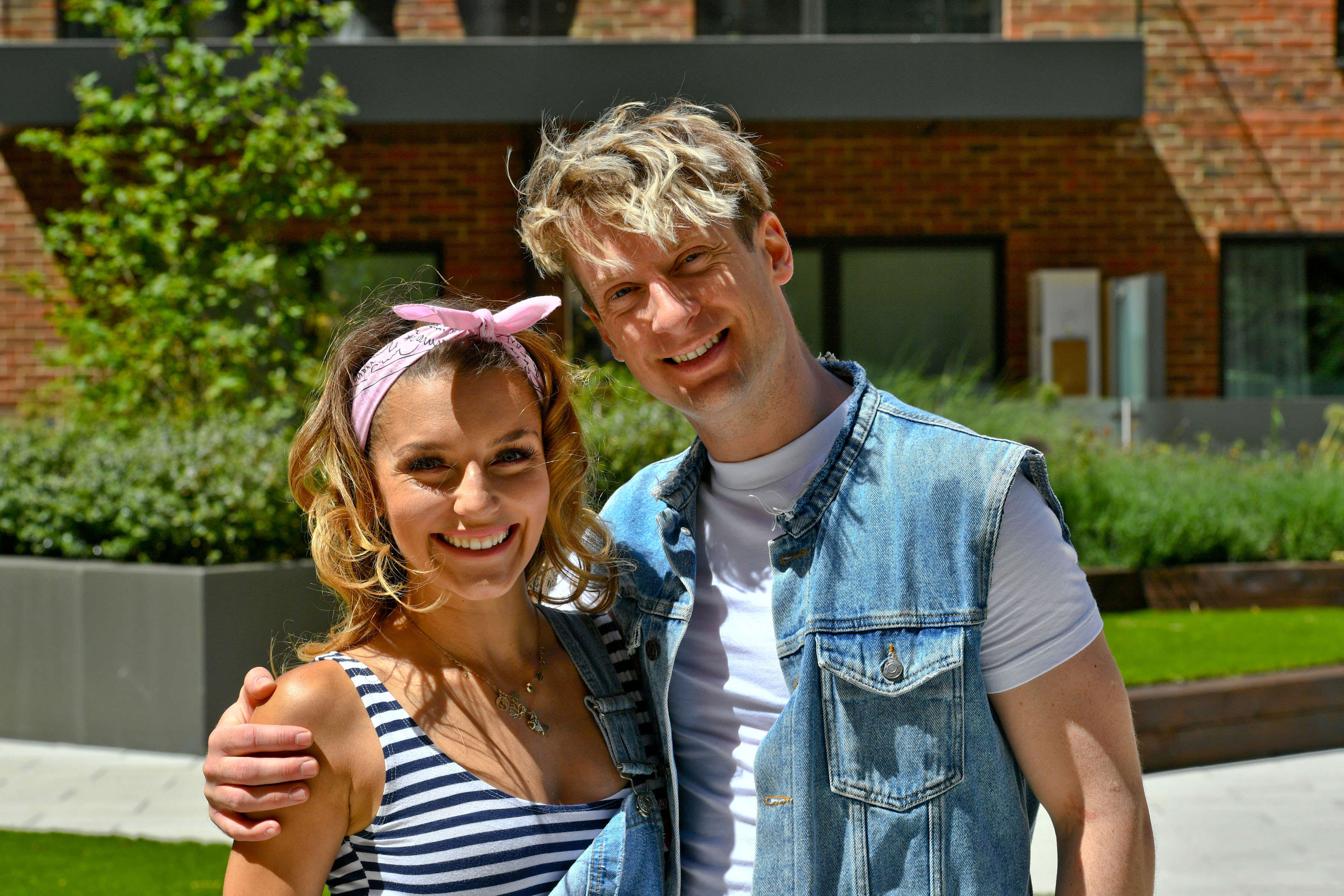 Dance duo Michael and Jowita smiling