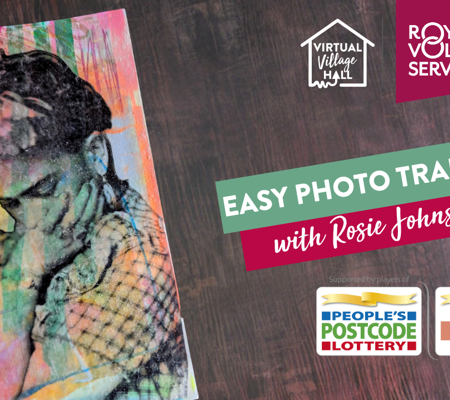 Frida Kahlo photo transfers by Rosie Johnson