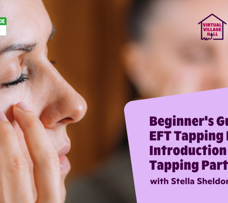 Text reads, "Beginner's Guide To EFT Tapping Points Introduction To Tapping Part 2 with Stella Sheldon" over the main image at the top of this page.