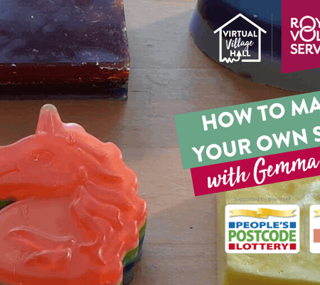 homemade soap on a wooden table