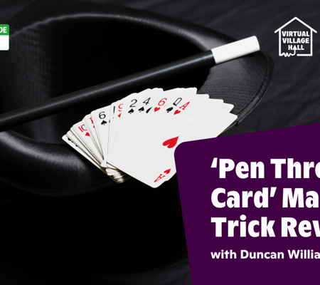 Text reads, "‘Pen Through Card’ Magic Trick Revealed With Duncan William" over the main image at the top of this page.