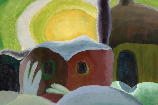 A beautiful abstract art painting by artist Arthur Dove