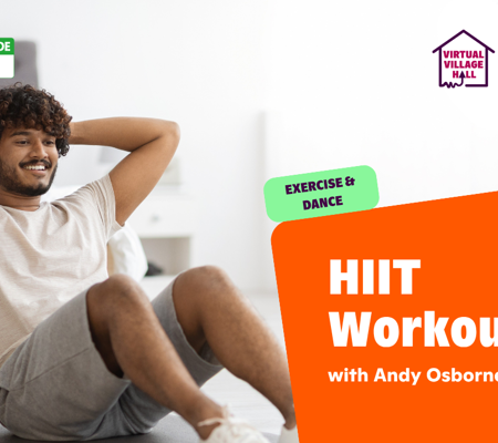 Text reads, "HIIT Workout with Andy Osborne" over the main image at the top of this page.