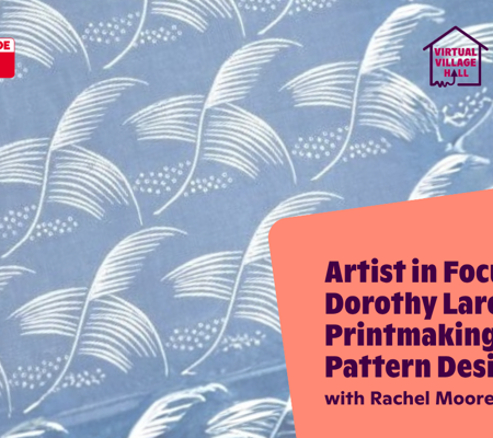 Artist In Focus Dorothy Larcher Printmaking & Pattern Design Rachel Moore Streamyard Thumbnail