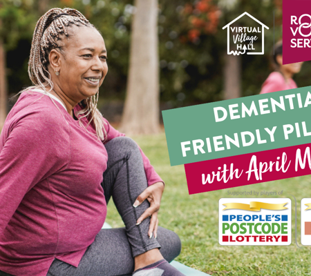 DAW 24 Dementia Friendly Pilates April Moon Streamyard Thumbnail